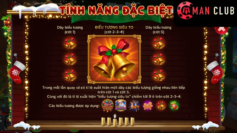 Giáng Sinh Rinh Quà - Trải Nghiệm Game Nổ Hũ Hay Ho Nhất 2 Những phần thưởng hấp dẫn trong nổ hũ Giáng sinh
